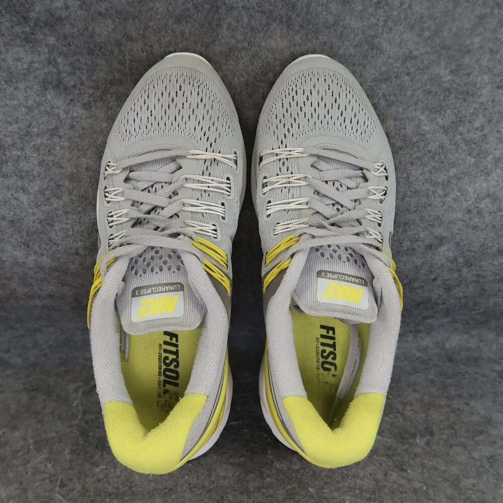 Nike Shoes Womens 7.5 Sneaker Athletic Lunareclipse 3 Running Cross Trainer Grey